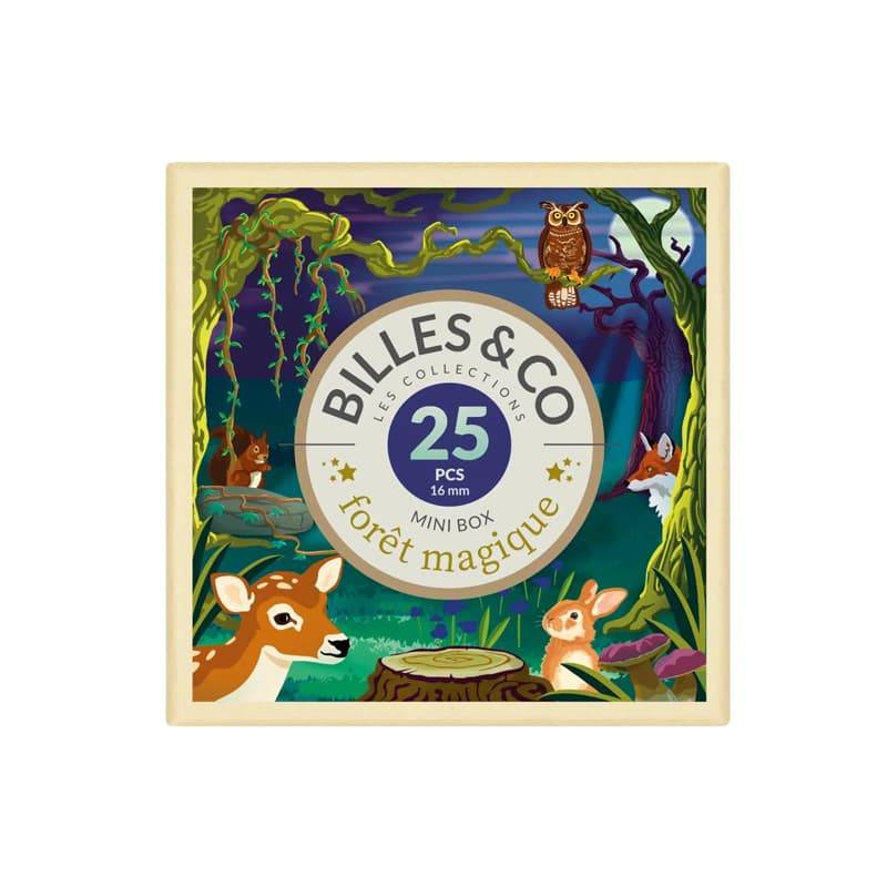 Coffret 25 billes - Billes and Co - Forêt Magique