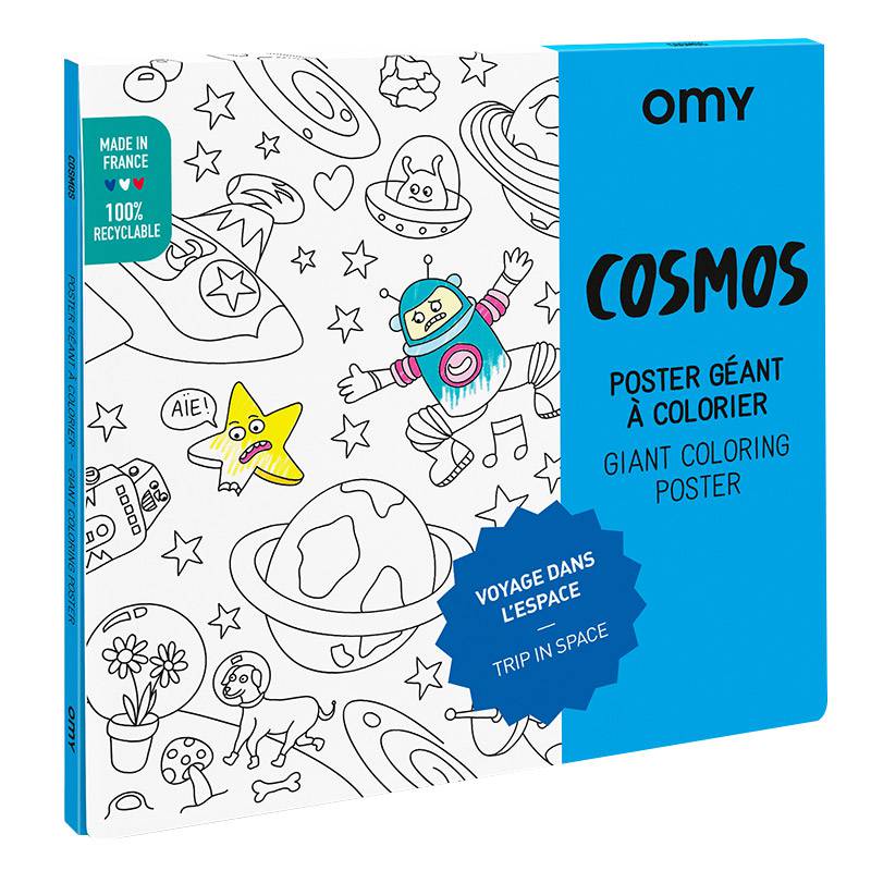 Poster à colorier - Cosmos