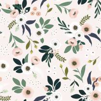 papier-peint-floral-rose-pale