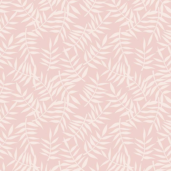 Papier peint Feuillage Tropical Rose - 10 m