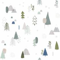 Papier peint motif Forêt - 10 m