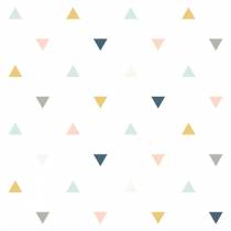 papier-peint-motif-triangle-chambre-enfant