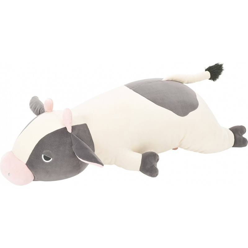 La peluche vache Molly super moelleuse - Taille L 53 cm - Nemu Nemu