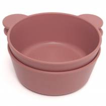 lot-de-2-bols-ours-couleur-vieux-rose