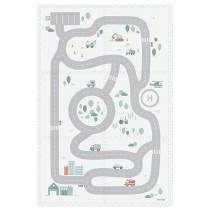 Tapis de jeu routes pour jouer aux petites voitures