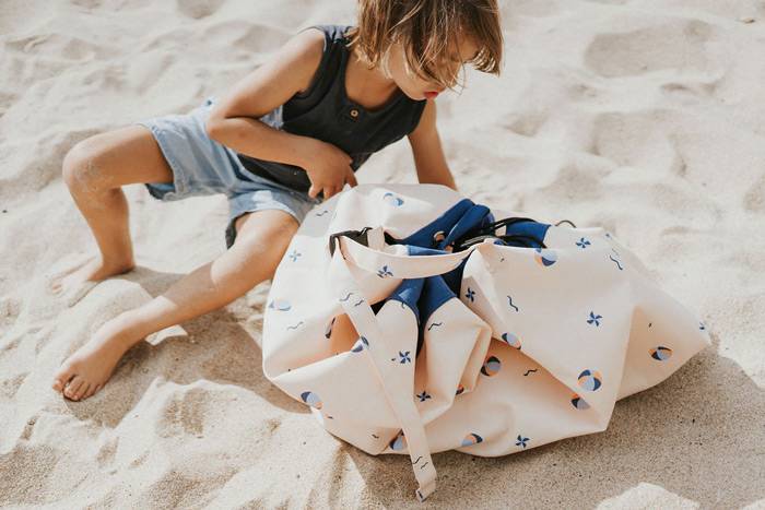 Sac de rangement pour jouets et plage - ON RANGE TOUT