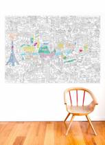 coloriage-poster-decoratif-paris