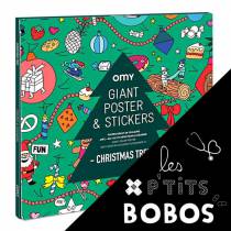 Poster géant et stickers Noël - Christmas Tree - P\'tit bobo