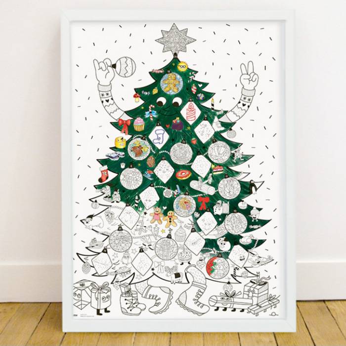 Poster A Colorier Christmas Poster A Colorier Christmas