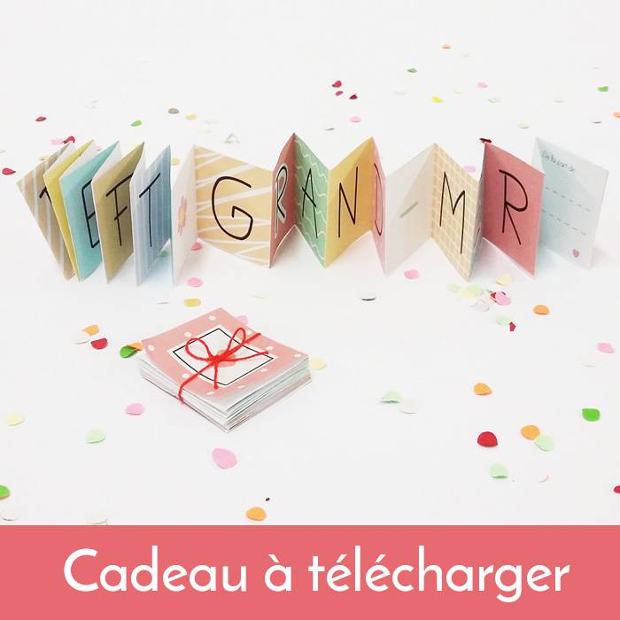 Printable - Bon cadeau à imprimer - Illustration d'après photo