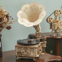 Écoutez votre musique avec la maquette 3D Gramophone !
