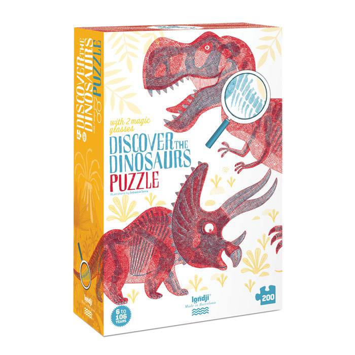 Puzzle en carton Découvrir les dinosaures