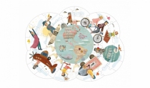 Puzzle-design-carton-jouet-design