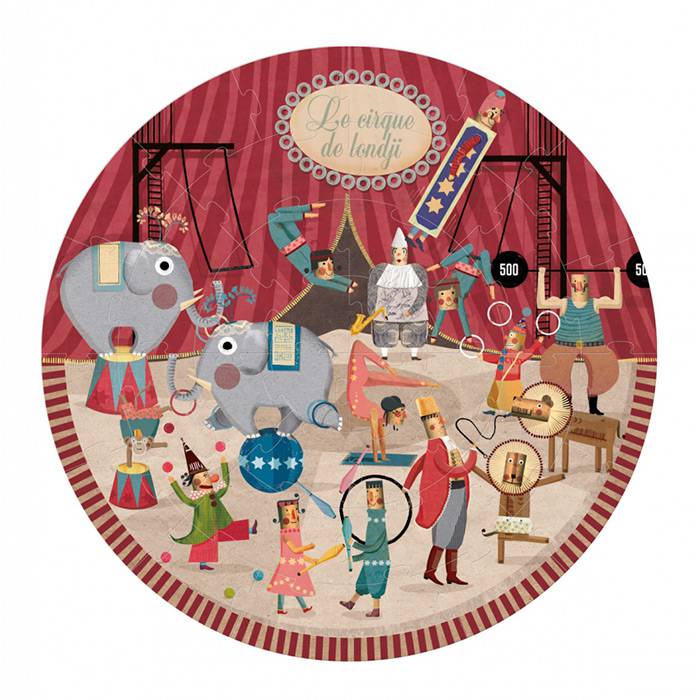 Puzzle rond Circus 36 pièces