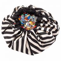 Sac rangement / Tapis - Rayures Noires - Play and Go