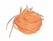 Scoubidou Orange pastel - le brin de 200 cm