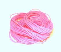 Scoubidou Rose fluo - le brin de 200 cm