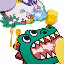 Set de table réutilisable magique avec motif dinosaure - OMY