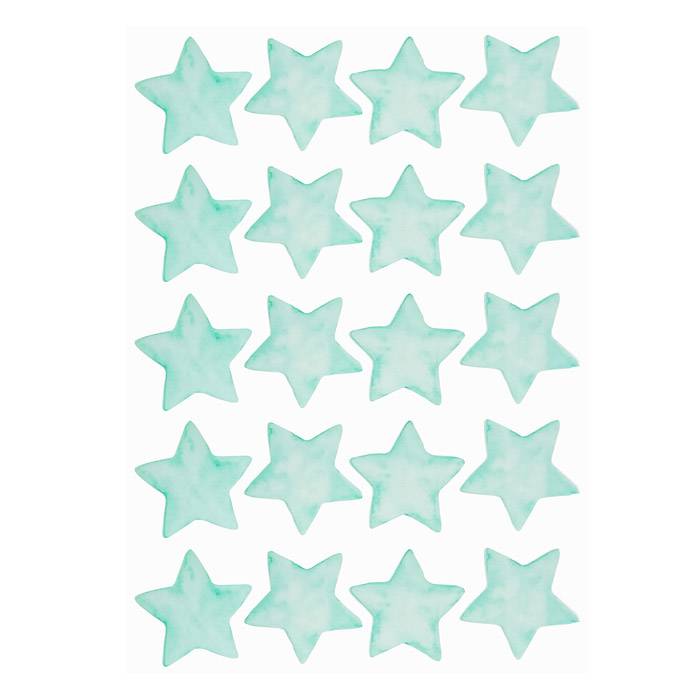 stickers-aquarelle-turquoise-pastel