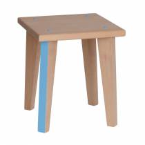 Tabouret Elémentaire - Bleu verditer