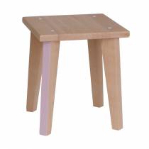 Tabouret Elémentaire - Rose pâle