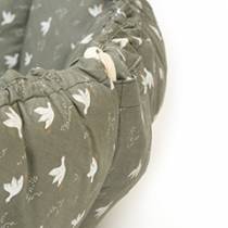 Tapis déveil évolutif contour relevable gris vert motif oiseaux  Bloom Birds  Play & Go
