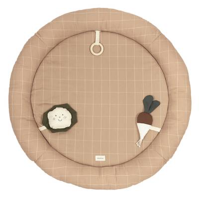Un tapis dveil moelleux et scuris avec contour relevable, pour accompagner bb dans ses premires dcouvertes.