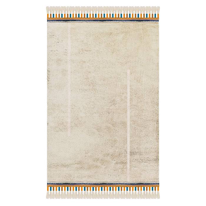 Tapis Lavable Happy beige sable - AFK Living