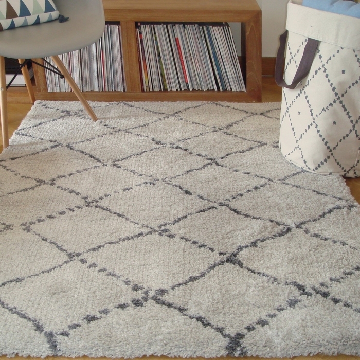 Tapis chambre de bébé poils longs nomad beige Disposition des tapis dans une chambre