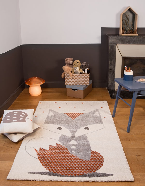 Tapis chambre de bébé Renard