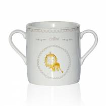 Tasse Porcelaine de Limoges - Lion