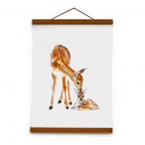 Toile-canvas-biche-faon