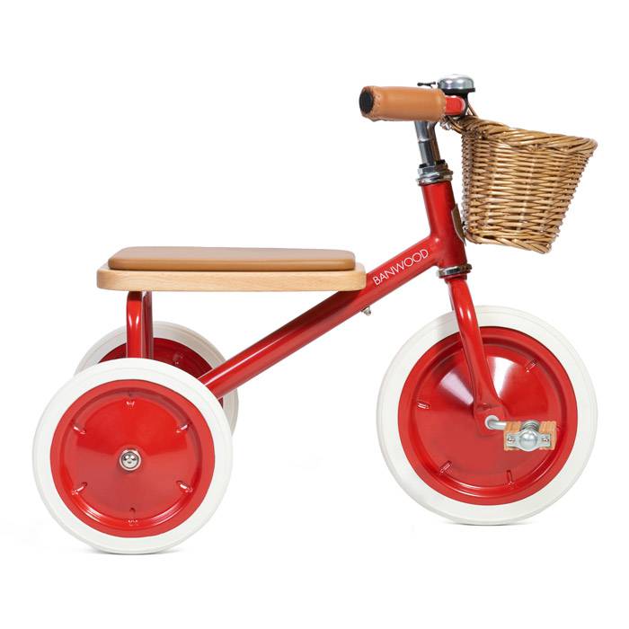 Tricycle enfant rouge - 2 à 3 ans