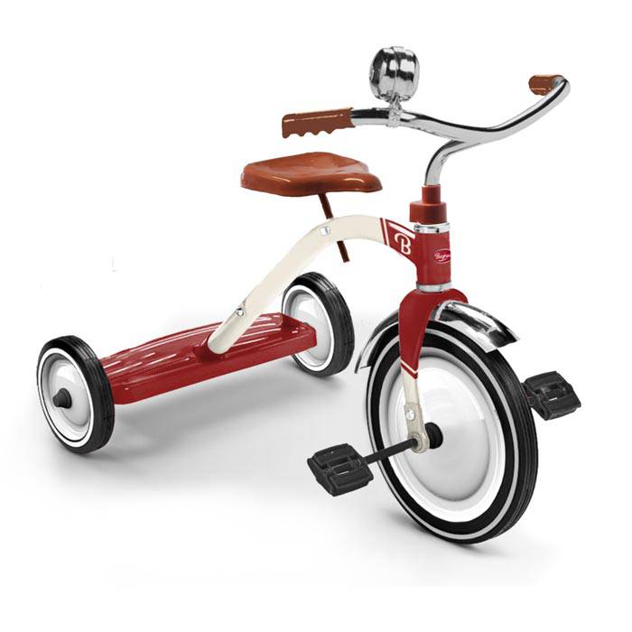 Tricycle vintage rouge - Baghera