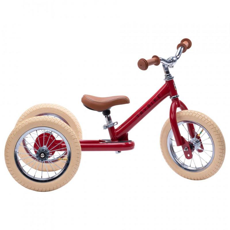 Draisienne-Tricycle acier vintage Rouge - Trybike