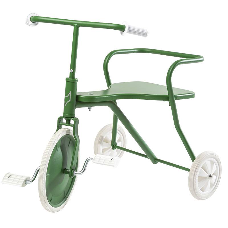 Tricycle en métal Vert